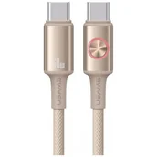 Kable USB - Kabel USAMS Huan Series SJ752 60W USB-C do USB-C 1,2 m tytanowy - miniaturka - grafika 1