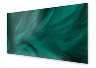 Dekoracje domu - Panel kuchenny HOMEPRINT Fragment piór zielonych 140x70 cm - miniaturka - grafika 1