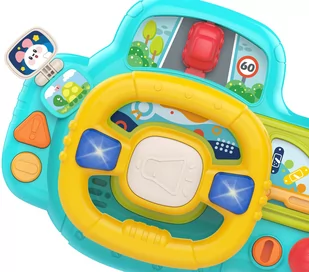 WOOPIE BABY Kierownica Samochodowa Interaktywna z Swiatłami Dźwiękiem - Zabawki interaktywne dla dzieci - miniaturka - grafika 4