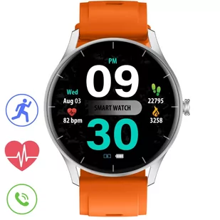 GRAVITY GT2-8 Pomarańczowy - Smartwatch - miniaturka - grafika 1