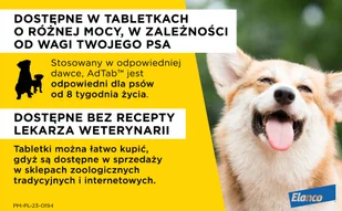 ELANCO 2xAdTab 450mg tabletki na pchły i kleszcze dla psów >11 - 22 kg - Artykuły przeciw pasożytom - miniaturka - grafika 5
