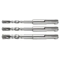 Akcesoria do elektronarzędzi - VERTO Zestaw wierteł do betonu SDS, zestaw 3 sztuki - 6, 8, 10 x 110 mm - miniaturka - grafika 1