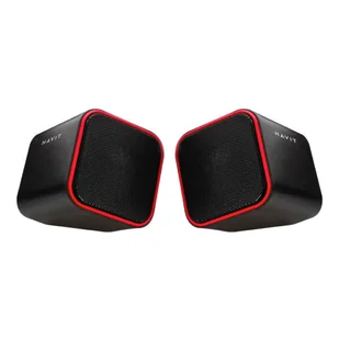 Głośnik USB 2.0 Havit HV-SK473 (Czarno-Czerwone) - Głośniki przenośne - miniaturka - grafika 5