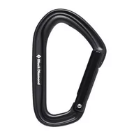 Sprzęt wspinaczkowy - Karabinek Black Diamond HotForge Straight Gate - black - miniaturka - grafika 1