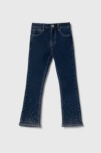 Spodnie i spodenki dla dziewczynek - Desigual jeansy dziecięce - grafika 1