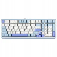 Klawiatury - Mechanical keyboard Epomaker TH99 Creamy Jade Switch white-blue TH99WB - miniaturka - grafika 1