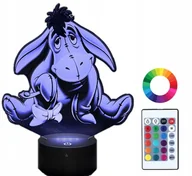 Lampy stojące - Lampka Nocna Z Imieniem Osiołek Kłapouchy 3D Led - miniaturka - grafika 1