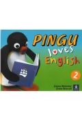 Książki obcojęzyczne do nauki języków - Pingu Loves English 2 Podręcznik Z Ćwiczeniami - miniaturka - grafika 1