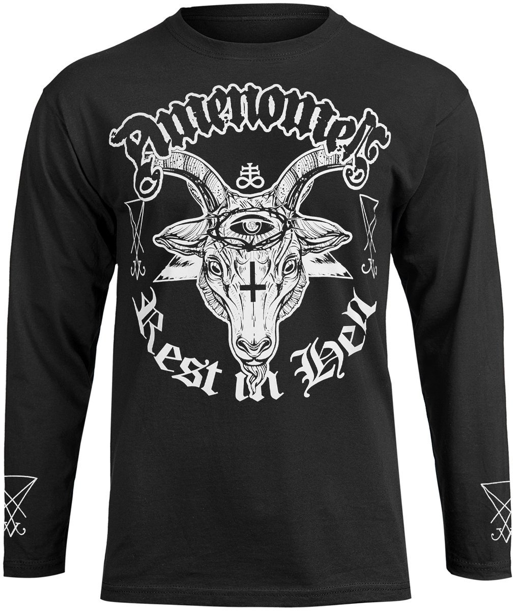 longsleeve AMENOMEN - REST IN HELL (OMEN122LO)-XL