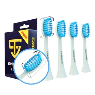Końcówki do szczoteczki Smilesonic EX UP GO Białe - Końcówki do szczoteczek elektrycznych - miniaturka - grafika 1