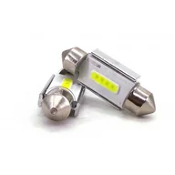 Żarówki samochodowe - C3W, C5W Żarówka Led Sv8.5 12V Cob Canbus 31Mm 240Lm Biała Mocna Motoledy - miniaturka - grafika 1