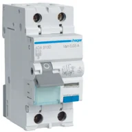 Wyłączniki światła i elektryczne - Hager Wyłącznik różnicowoprądowy z członem nadprądowym ADA910D 10A B 30mA A 2pol ADA910D - miniaturka - grafika 1