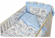 Pościel dla dzieci - Pościel Dziecięca Do Łóżeczka 120X60 Komplet 6 El Zestaw Pościel 120X90 - miniaturka - grafika 1