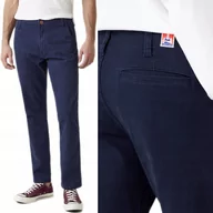 Spodnie męskie - Wrangler CASEY JONES CHINO Dark Sapphire GRANATOWE CHINOSY W30 L32 - miniaturka - grafika 1