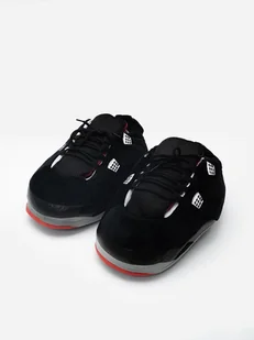 Pluszowe Kapcie Czarne Urban Selection Retro 36-45 - Kapcie męskie - miniaturka - grafika 1