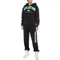 Bluzy damskie - Replay Damska bluza z kapturem, 098 BLACK, S - miniaturka - grafika 1