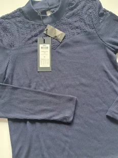 BLUZKA DAMSKA ONLY ONLBRITT L/S TOP R.XS GRANATOWA DŁUGI RĘKAW KORONKA - Bluzki damskie BLUZKA DAMSKA ONLY ONLBRITT L/S TOP R.XS GRANATOWA DŁUGI RĘKAW KORONKA - Bluzki damskie - miniaturka - grafika 1