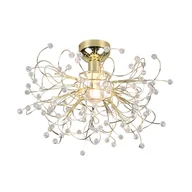 Lampy sufitowe - Trio Rl Gloria R61311003 plafon lampa sufitowa 1x40W E27 złoty - miniaturka - grafika 1