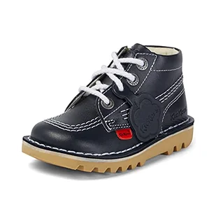 Kickers Unisex Baby Kick Hi Zip botki, NIEBIESKI - 25 EU - Botki damskie - miniaturka - grafika 1