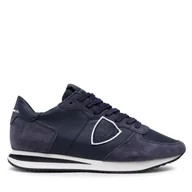 Sneakersy męskie - Sneakersy Philippe Model Veau TZLU 6005 Granatowy - miniaturka - grafika 1