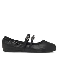Baleriny - Baleriny Tommy Jeans Ballerina EN0EN02720 Czarny - miniaturka - grafika 1