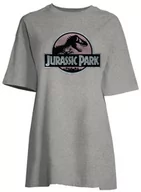 Piżamy damskie - Jurassic Park Damska koszula nocna, Szary Melange, XL - miniaturka - grafika 1
