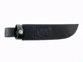 Noże - Etui skórzane brązowe na nóż ze stałą klingą - miniaturka - grafika 1