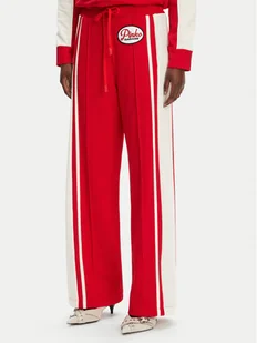 PINKO Spodnie dresowe Jacob 105272 A2MD Czerwony Relaxed Fit - Spodnie sportowe damskie - miniaturka - grafika 1