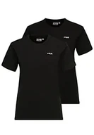 Koszulki i topy damskie - FILA Damska koszulka BARI Tee/Double Pack, czarno-czarna, XL, czarny czarny, XL - miniaturka - grafika 1