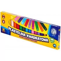 Astra Plastelina 18 kolorów kwadratowa - Masy plastyczne - miniaturka - grafika 1