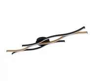 Lampy sufitowe - Globo 67206DW - LED Plafon GERONIMO LED/35W/230V czarny/brązowy - miniaturka - grafika 1