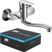 Baterie umywalkowe - SOTBE Bateria umywalkowa Mardola ścienna chrom MAR-SKW-20201755 - miniaturka - grafika 1