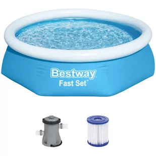 Basen rozporowy Bestway Fast Set™ Ø244cm - Baseny ogrodowe - miniaturka - grafika 1