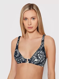 Stroje kąpielowe - Seafolly Góra od bikini Folklore Longline 31268-933 Granatowy - grafika 1