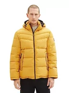 Kurtki męskie - TOM TAILOR Męska kurtka puchowa z kapturem, 10533-złota obudowa, 3XL - miniaturka - grafika 1