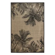 Dywany zewnętrzne - INDAVO Dywan zewnętrzny Anna Palmy beżowo-czarny 160 x 230 cm - miniaturka - grafika 1