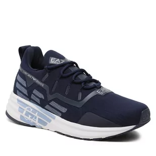 Sneakersy EA7 Emporio Armani X8X130 XK309 S339 Blk Iris/Ash Blu/Wht - Półbuty męskie - miniaturka - grafika 1