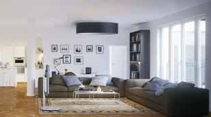 Duża plafoniera do salonu MEDINA fi - 80 cm - Lampy sufitowe - miniaturka - grafika 1