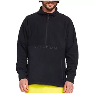 Volcom Męska bluza polarowa V-Science P/O 1/2 z suwakiem, czarna, M, czarny, M - Bluzy męskie - miniaturka - grafika 1