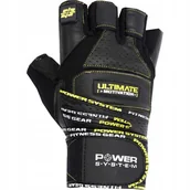 Rękawice do ćwiczeń - POWERSYSTEM POWER-SYSTEM RĘKAWICZKI ULTIMATE-YELLOW-M - miniaturka - grafika 1