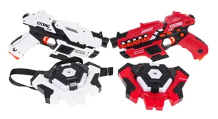 Zestaw Pistoletów Laserowych + Tarcze Z Funkcją Dymu - Zabawki militarne - miniaturka - grafika 3