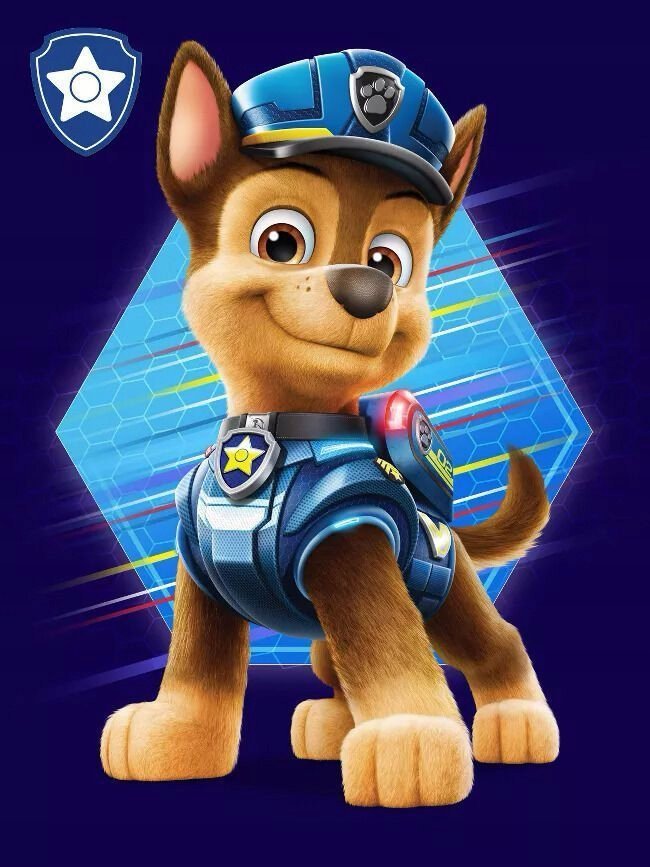 PUZZLE Chase Psi Patrol A3 252 el z Nadrukiem + IMIĘ Pudełko