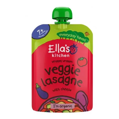 Ella's Kitchen BIO Veggie Lasagne z serem, 130 g