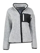 Kurtki damskie - Geographical Norway Kurtka polarowa "Upecious" w kolorze szarym - miniaturka - grafika 1