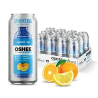 Napoje gazowane - 12x OSHEE Vitamin Water Sparkling magnez + B6 cytryna pomarańcza 500 ml - miniaturka - grafika 1
