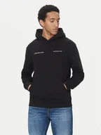 Bluzy męskie - Calvin Klein Jeans Bluza Big Box Logo J30J325490 Czarny Regular Fit - miniaturka - grafika 1