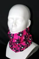 Czapki i chusty sportowe damskie - AUUU Komin BULDOŻEK PINK - miniaturka - grafika 1