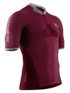 Koszulki sportowe męskie - X-Bionic Koszulka kolarska w kolorze czerwonym - miniaturka - grafika 1