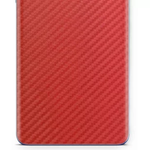 Folia naklejka skórka strukturalna na TYŁ do Huawei MatePad Paper -  Carbon Czerwony - apgo SKINS - Akcesoria do tabletów i e-booków - miniaturka - grafika 1