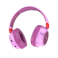 Słuchawki - HOCO słuchawki bezprzewodowe / bluetooth nagłowe Adventure W43 fioletowe - miniaturka - grafika 1
